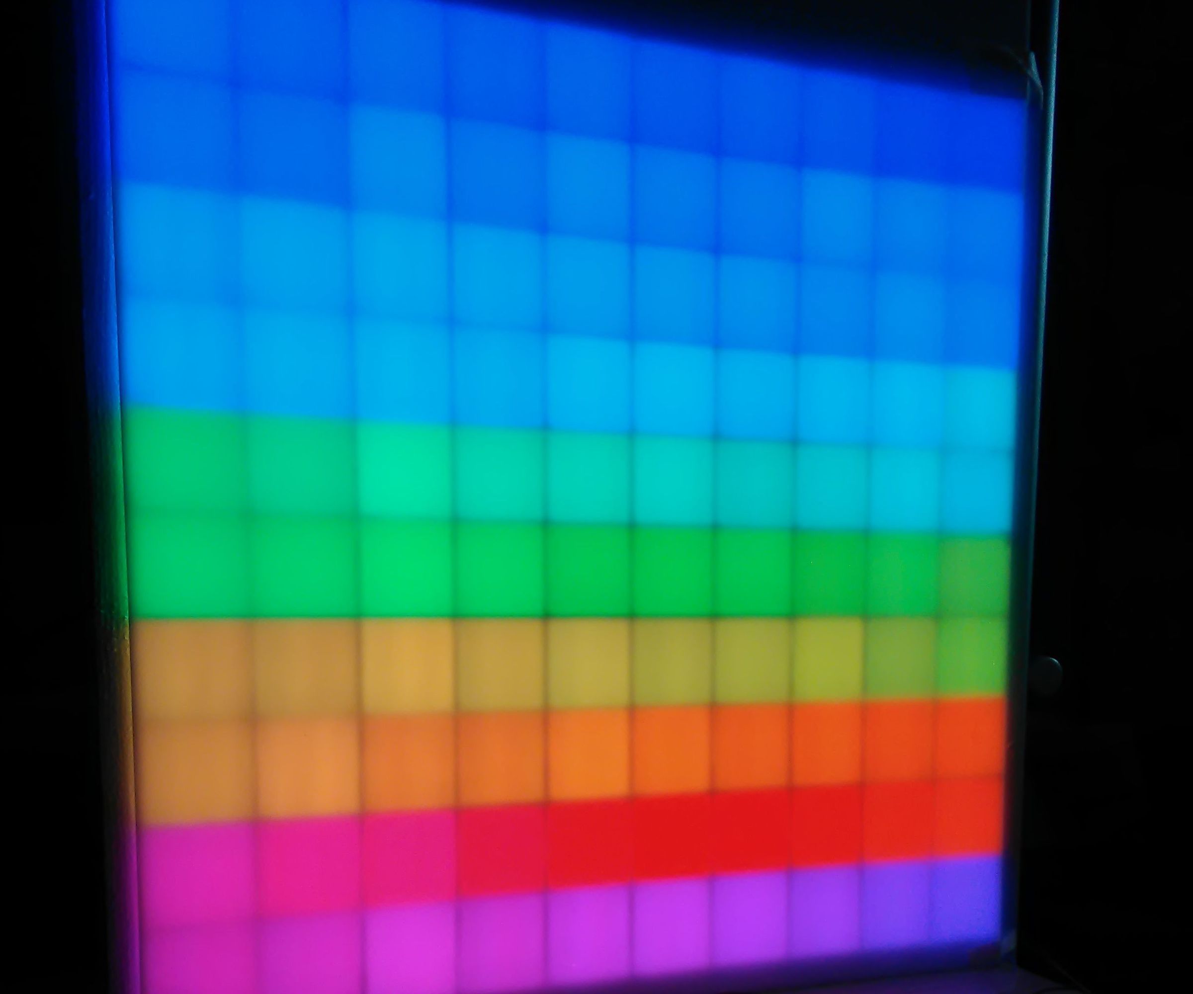 Interactive RGB LED Matrix, Controlled by Twitch Chat.