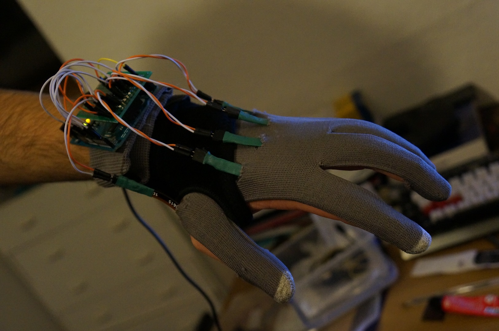 finger keyboard glove
