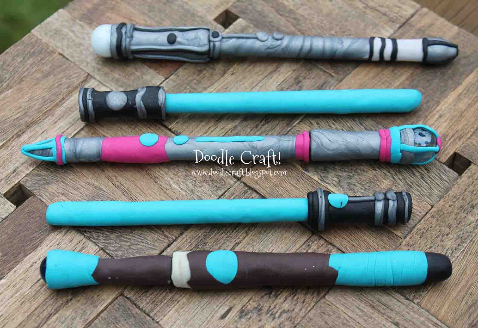 Make Your Own Sonic Screwdrivers and Lightsaber Pens! :)  Sci-Fi Back to School Geekery!