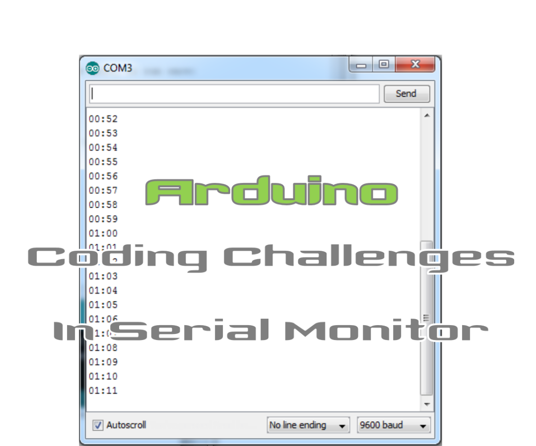 Arduino Serial Monitor Challenges