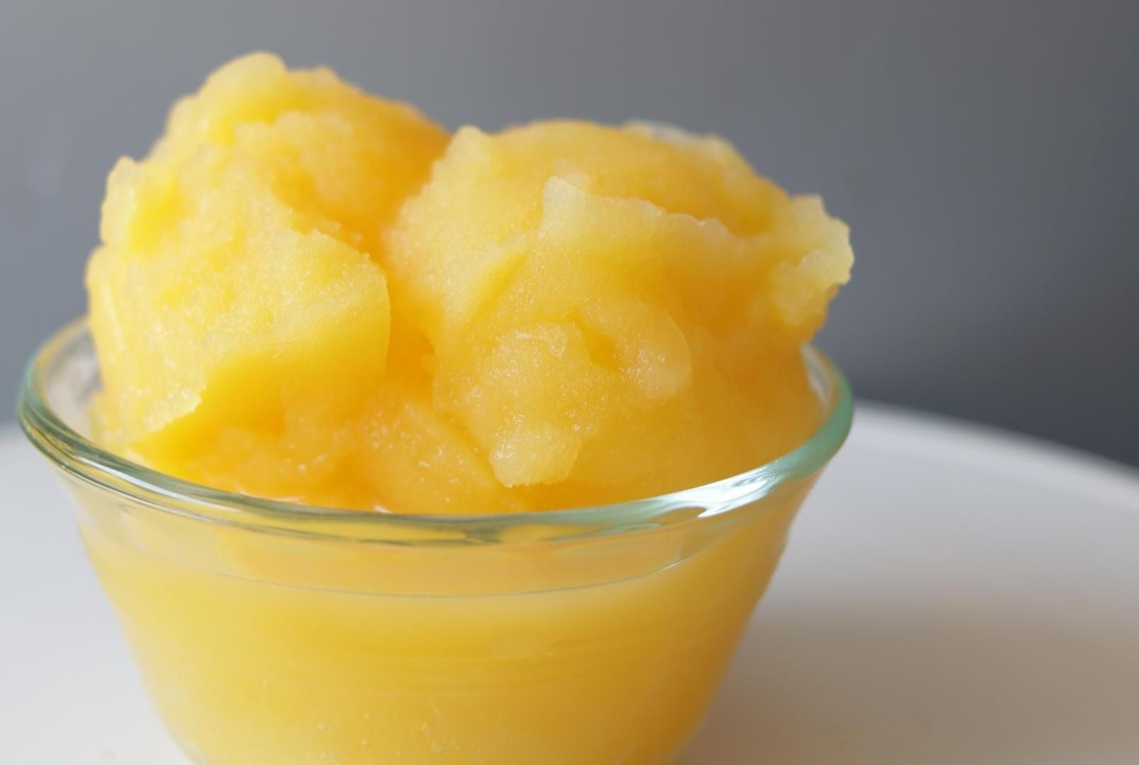 Homemade Orange Sorbet