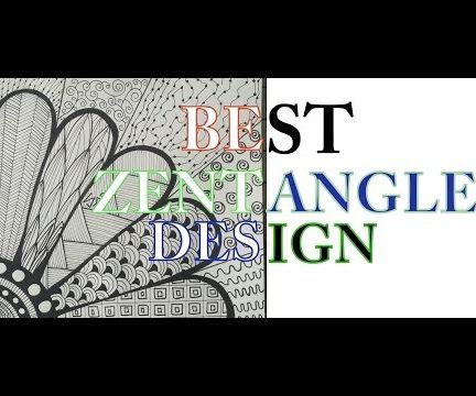 How to Make the Best Zentangle Flower Design