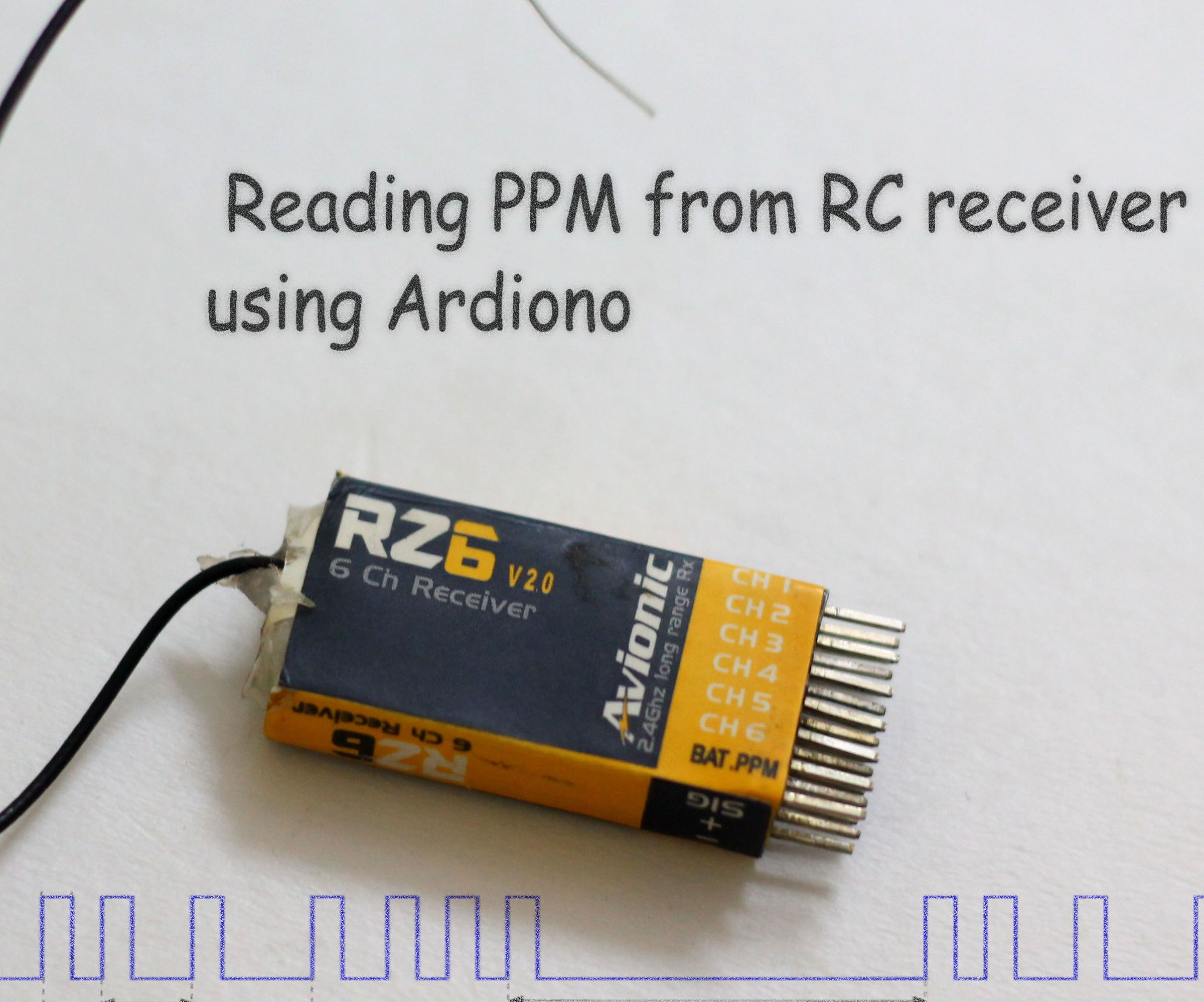 Reading RC Receiver PPM Signal Using Arduino