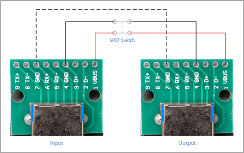 DPDT Switch Connection