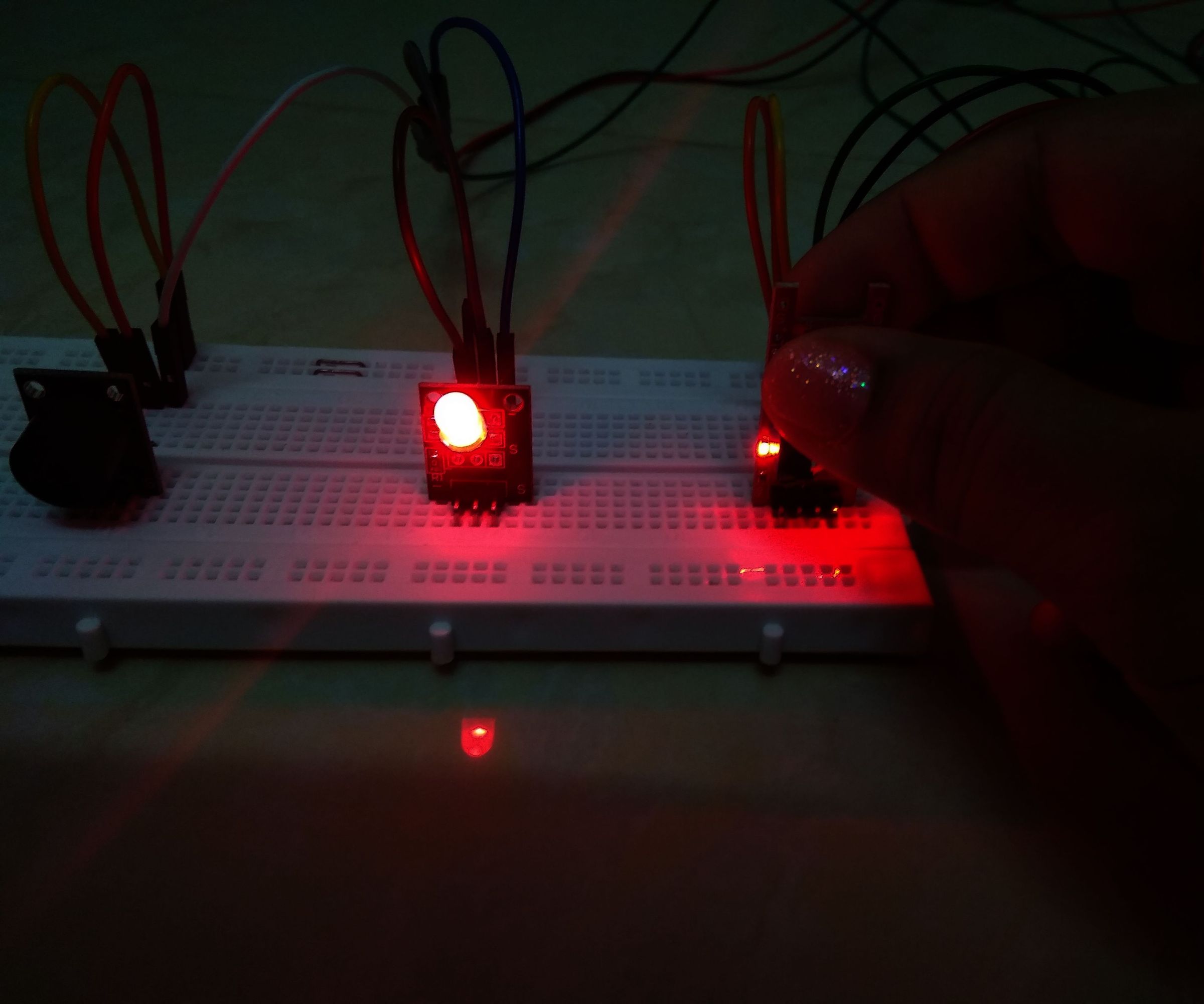 Prototype - Alarm Device Using a Human Touch Sensor (KY-036)