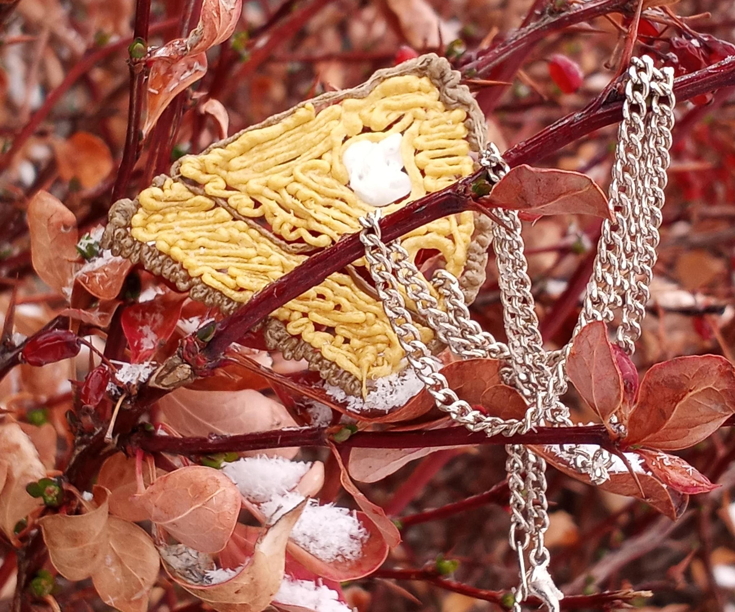 Cute Slice of Pie Necklace