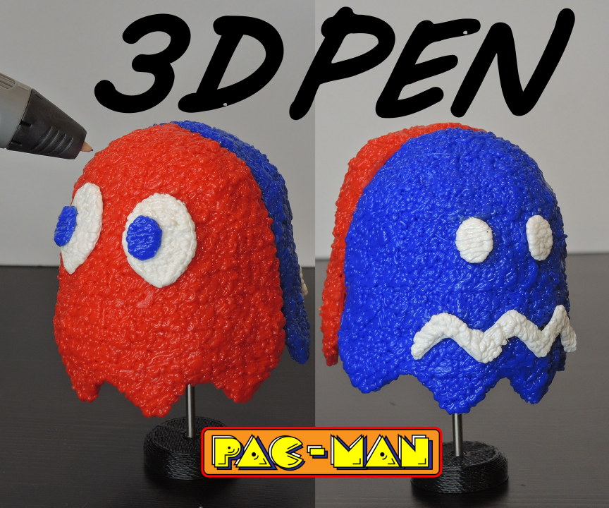 3D Pen- How to Make a Pac-Man Ghost