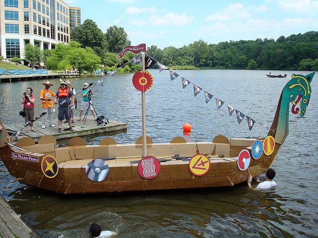 AHOY! Cardboard Boat for Racing : 9 Steps (with Pictures) - Instructables