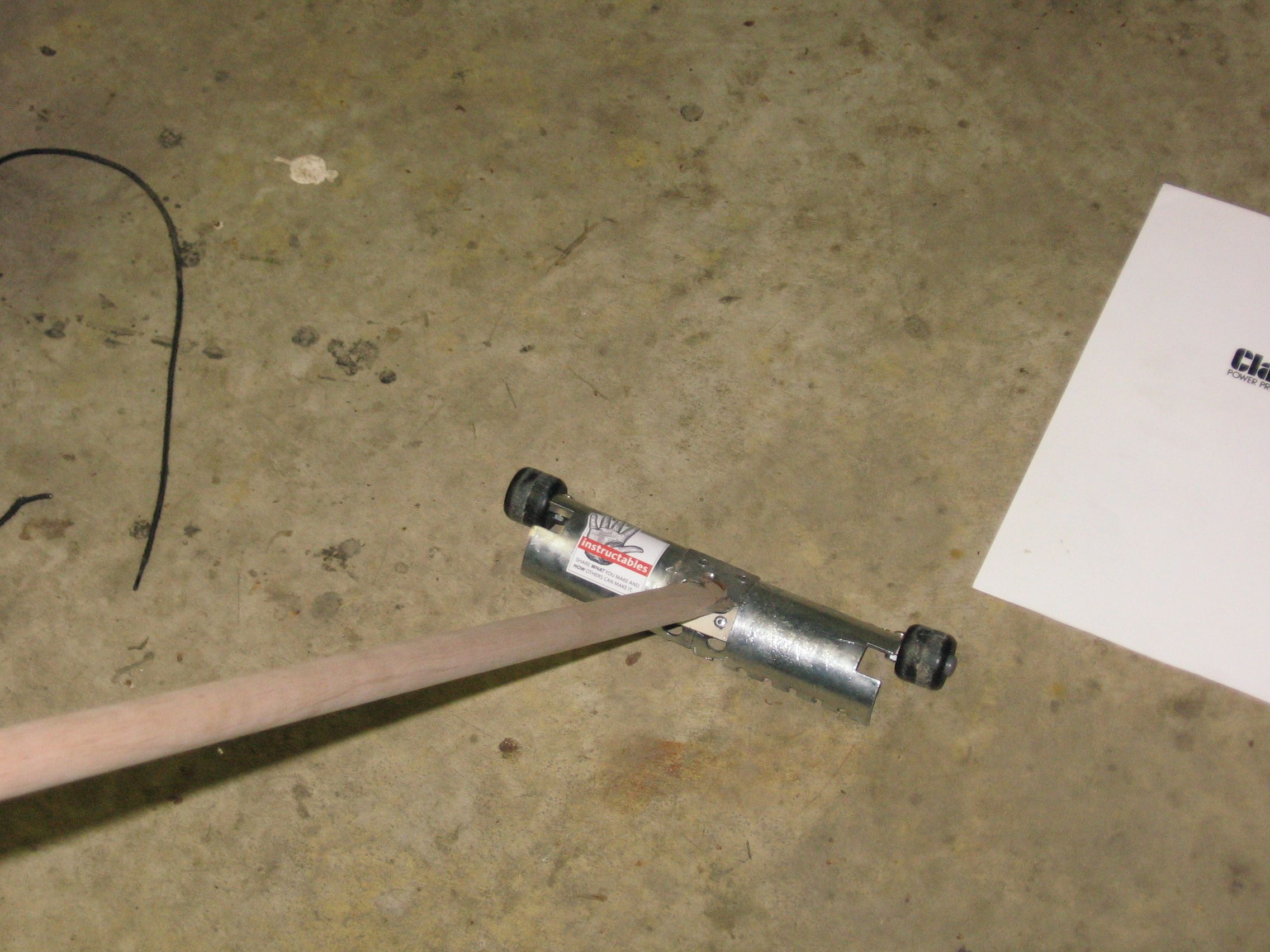 Magnetic Shop Sweeper From an Electric Motor