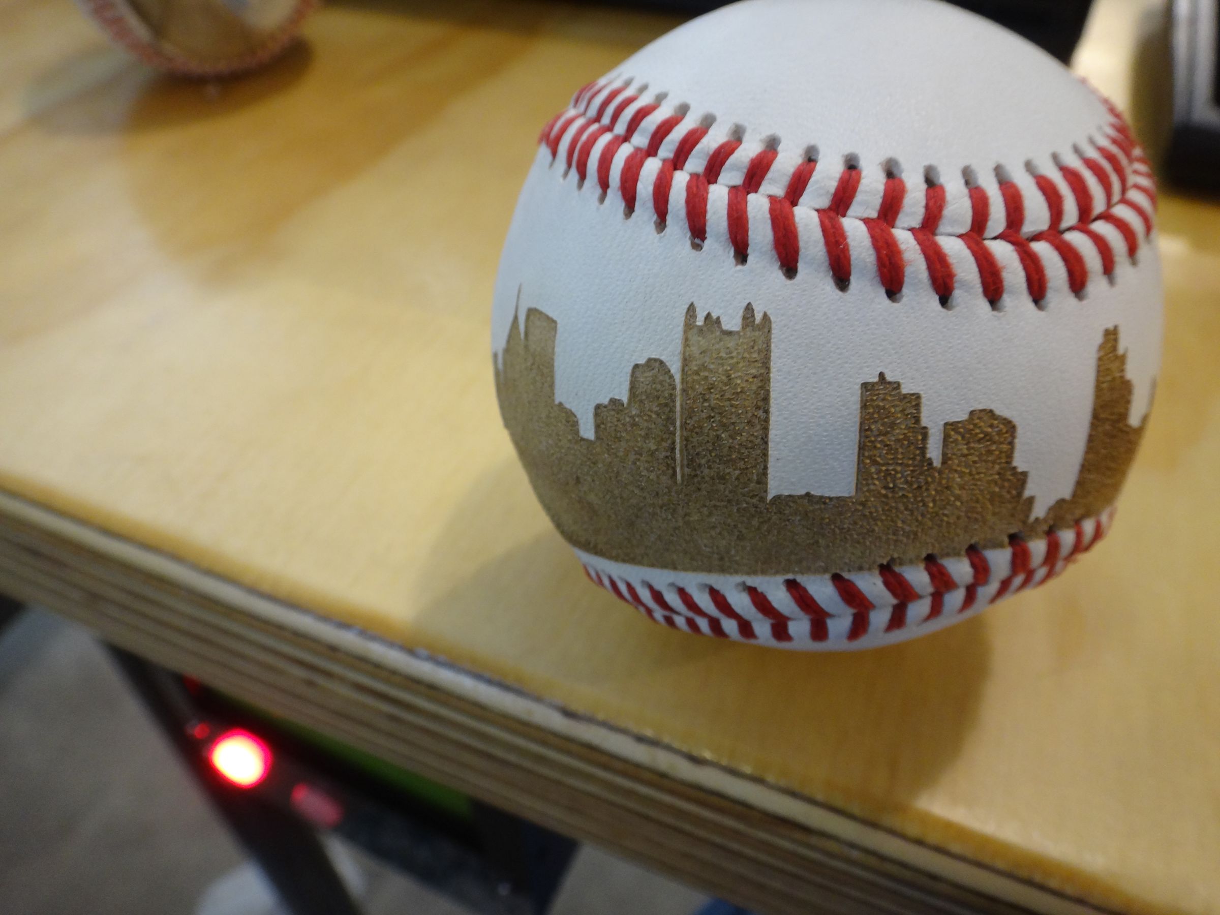 Laser Etch a Baseball