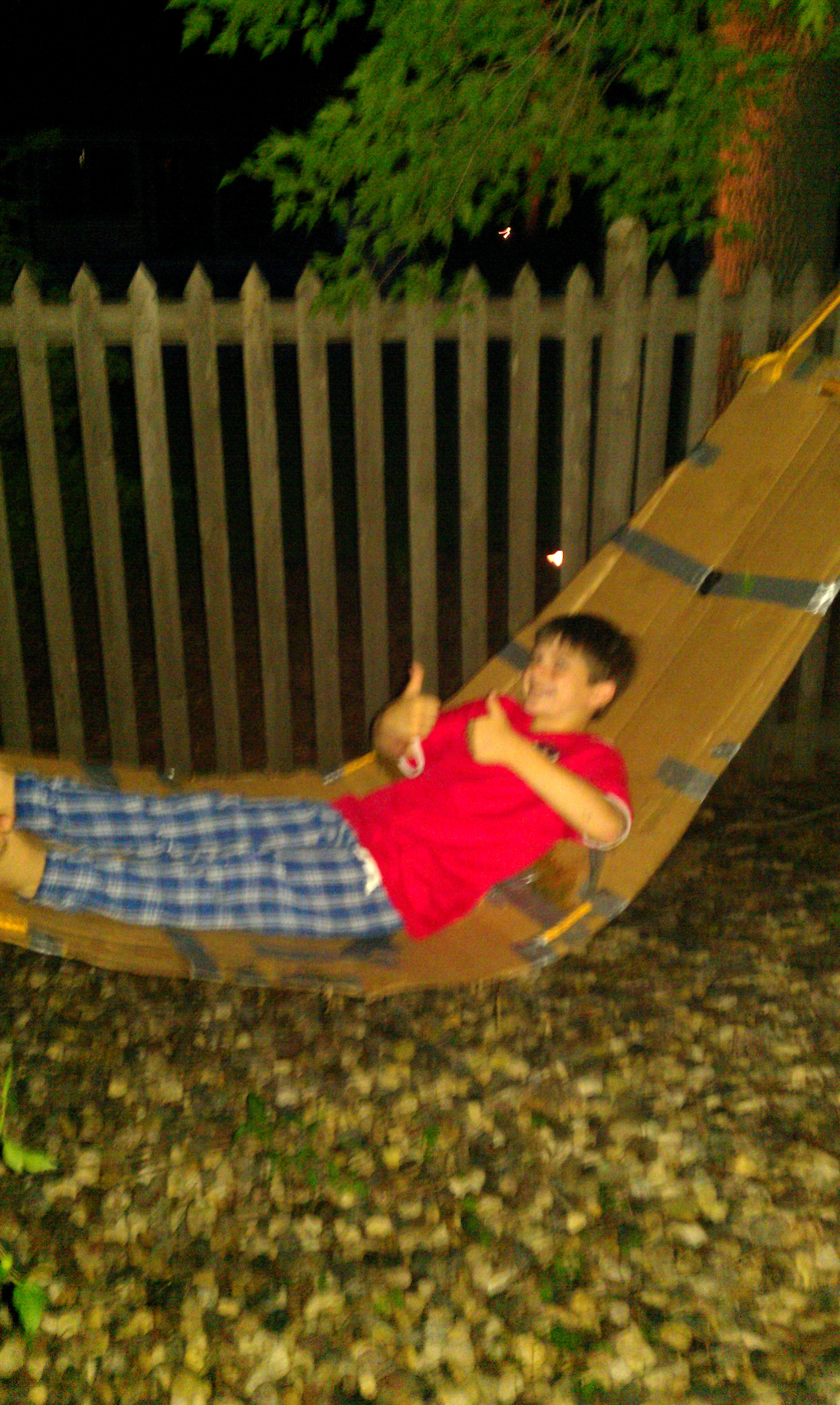 DIY Cardboard Hammock