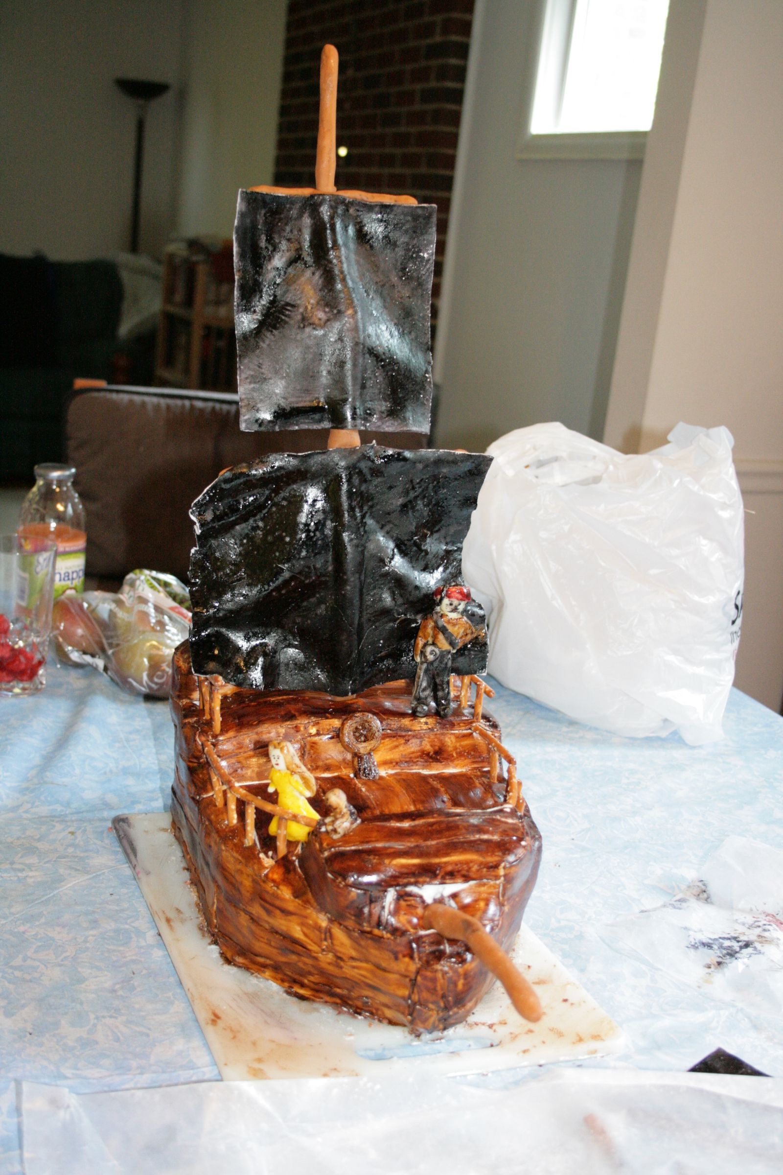 Pirate Ship Cake
