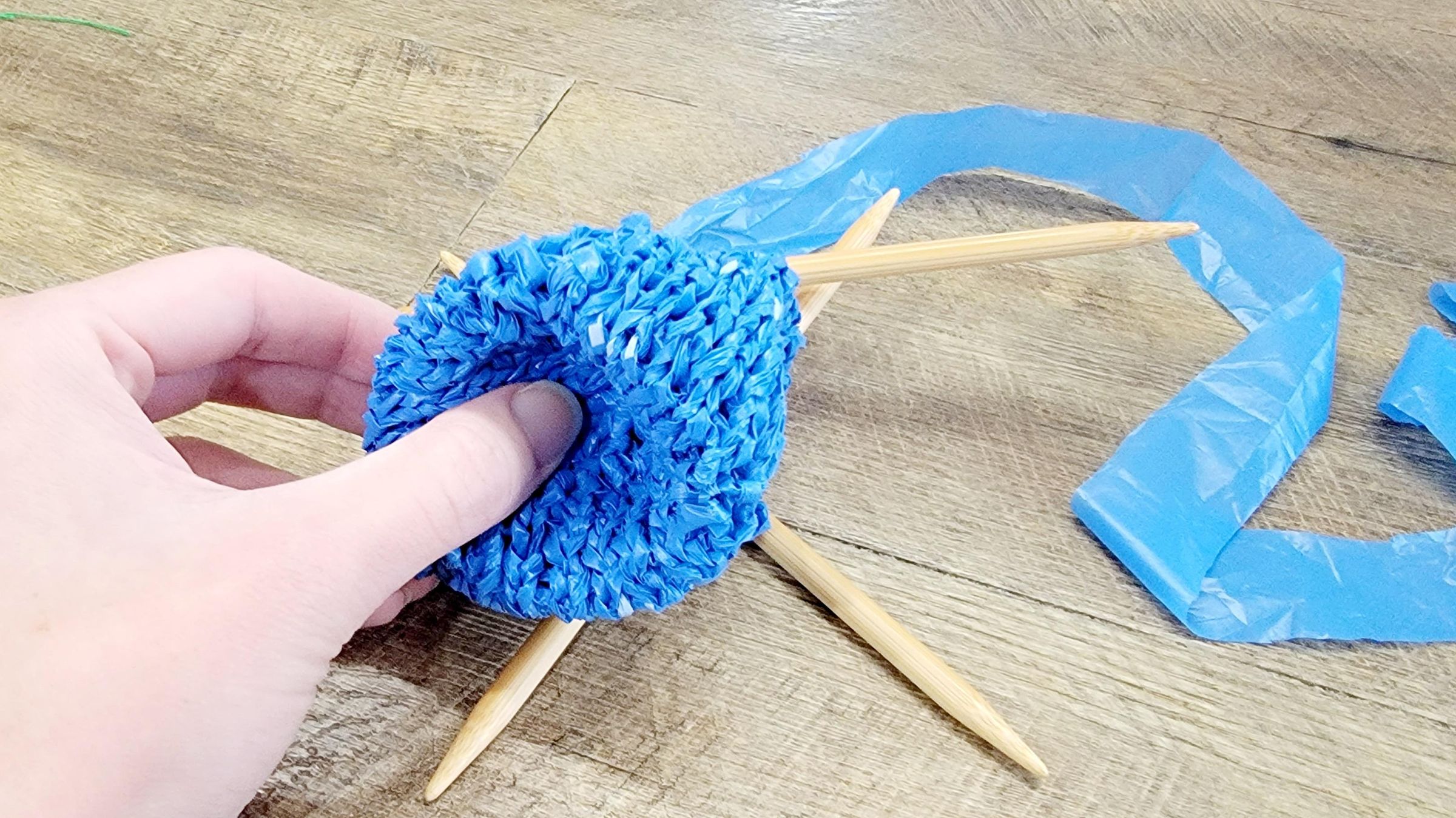 Knit Plastic Bag Ball 10 Steps (with Pictures) Instructables