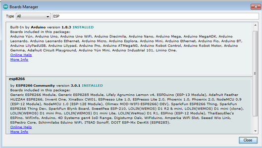 Installing the Board in Arduino IDE and the Blynk Library
