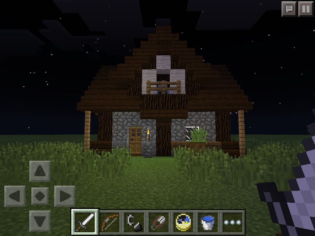 Minecraft Pe Small Medieval House