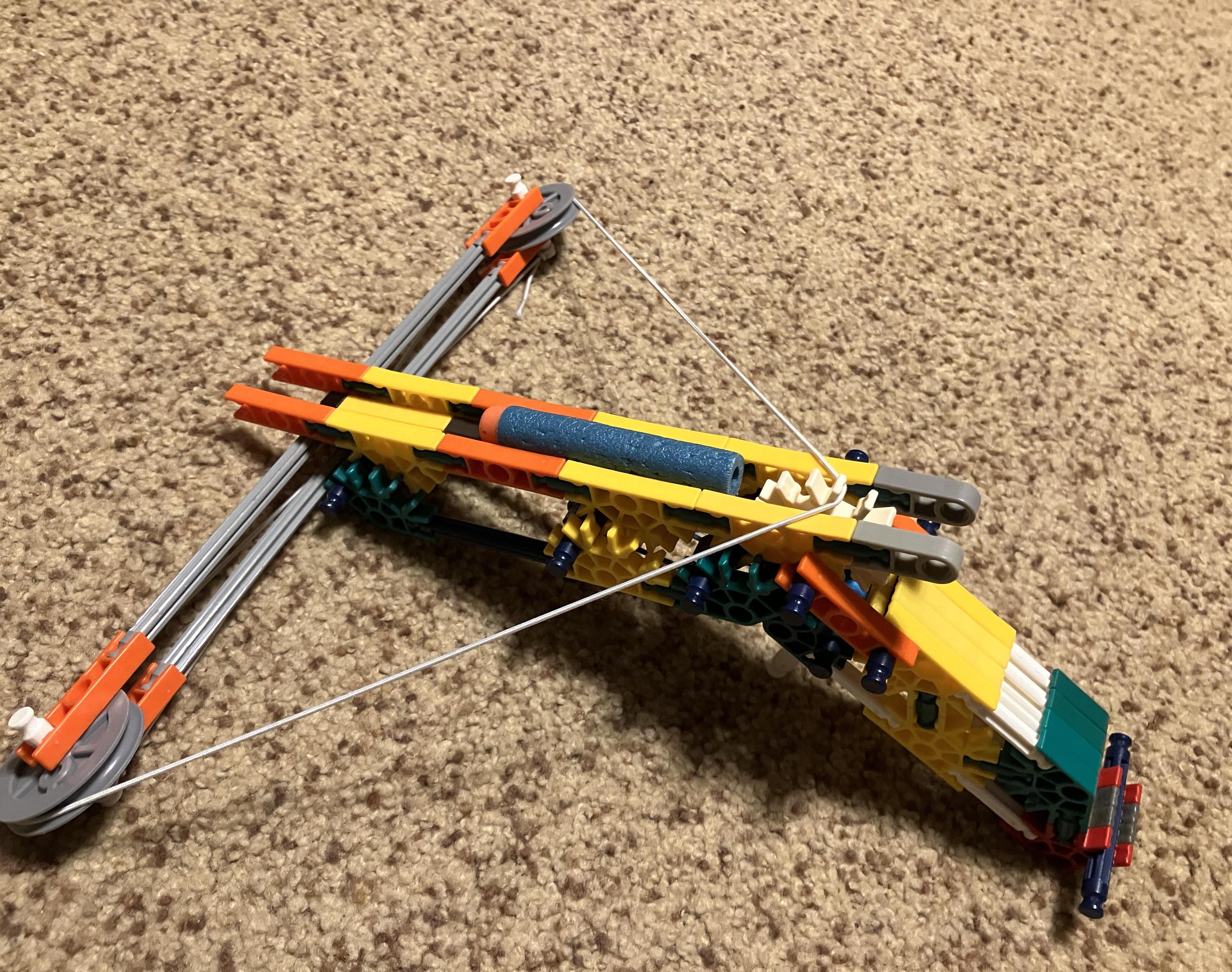 The Shortbow: a K'nex Nerf Crossbow Pistol