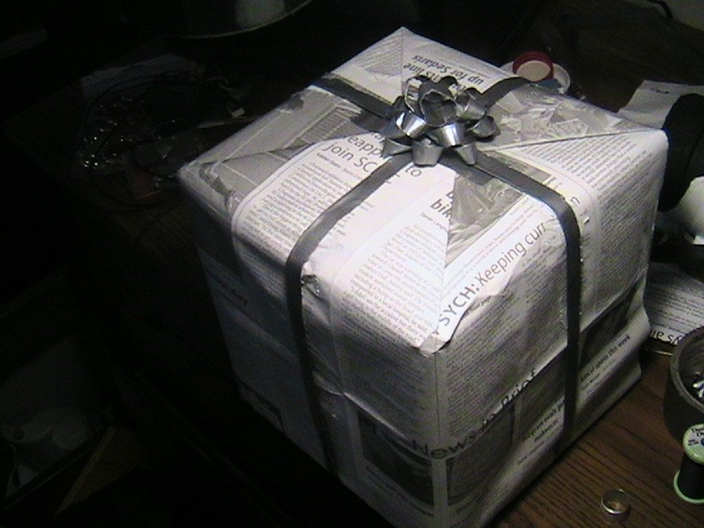 Duct Tape Wrapping Bow