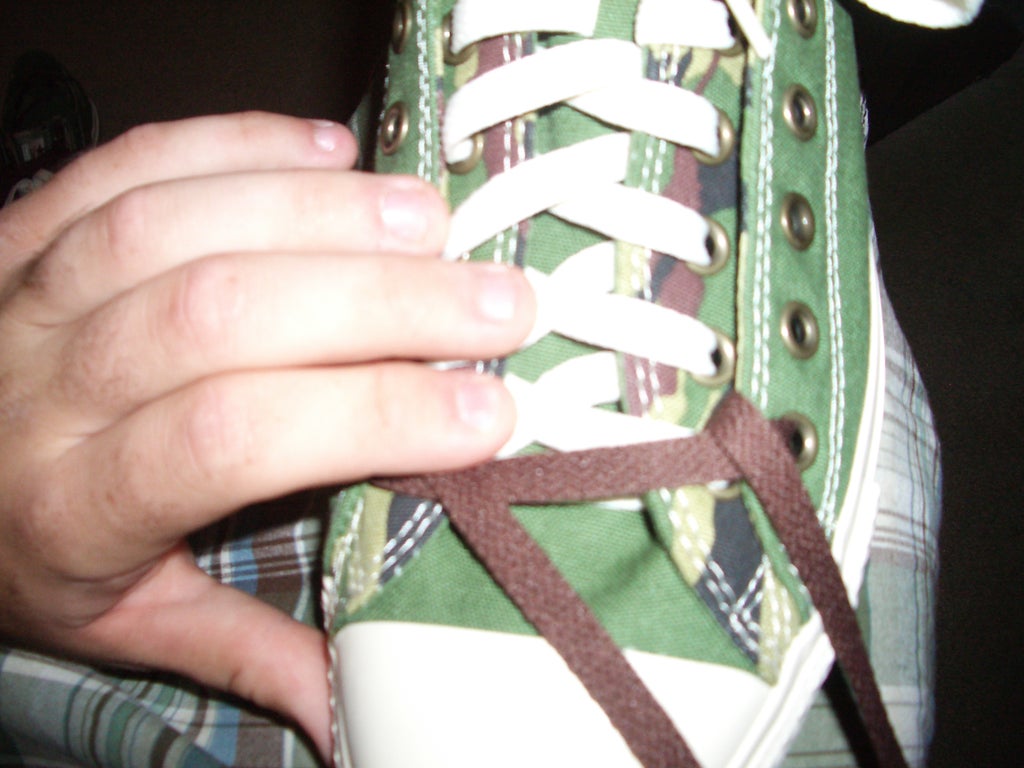 Double lace converse Clearance