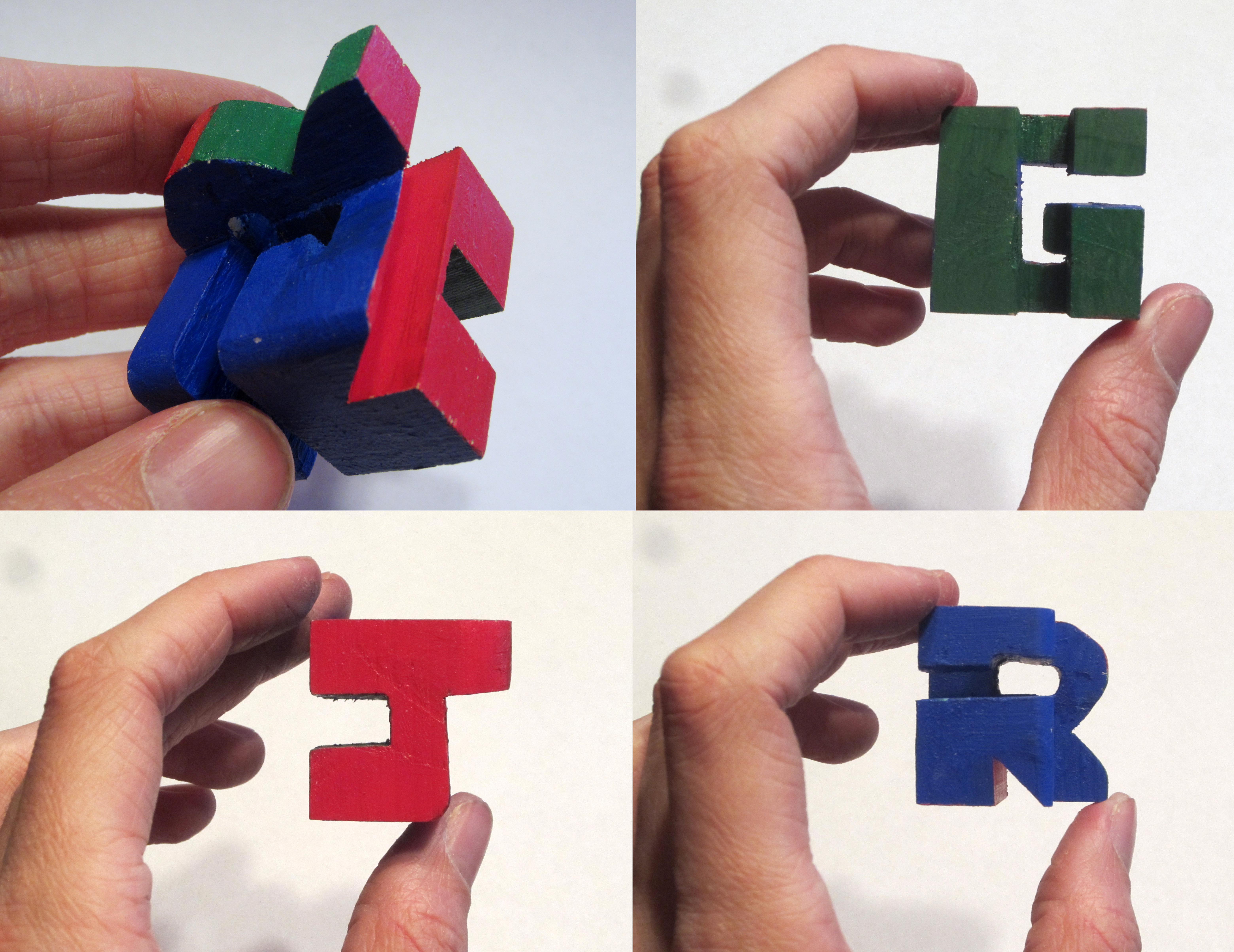 Initials Shadow Block