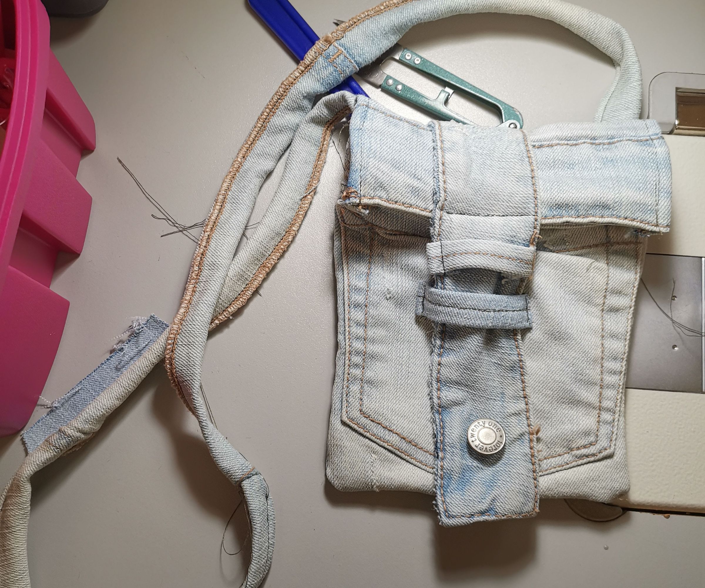 Denim Pocket Bag