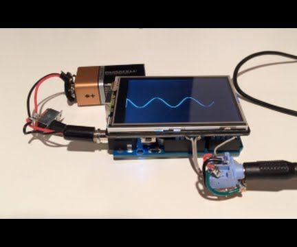 Arduino TFT oscilliscope