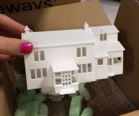 3D Printed House Mood-light