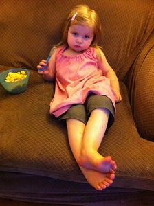 Ruffly Pink Applique Shirt