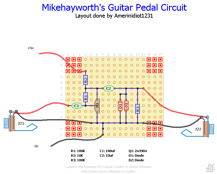 Make an Easy Guitar Distortion Pedal 