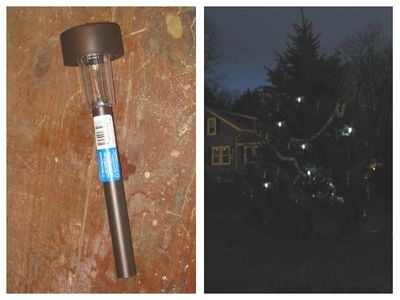 Solar Powered Christmas Ornaments