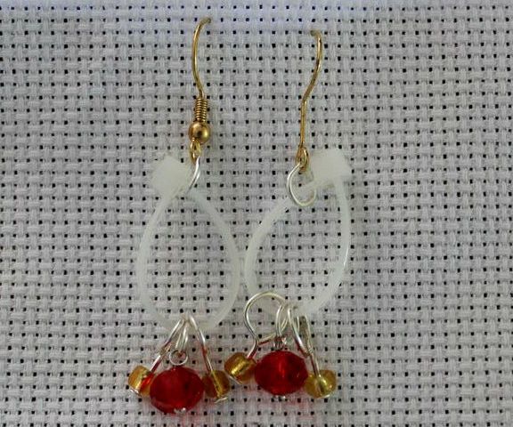 Zip Tie Dangling Earrings