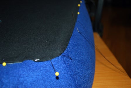 Final Pinning and Sewing the Seat Base