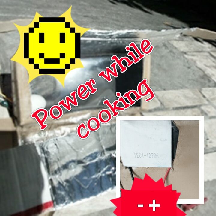 Power Generating Solar Oven