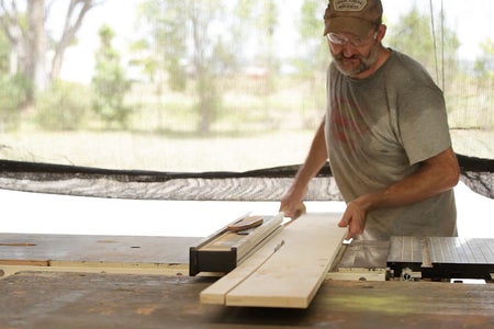 Cutting Plywood Parts 