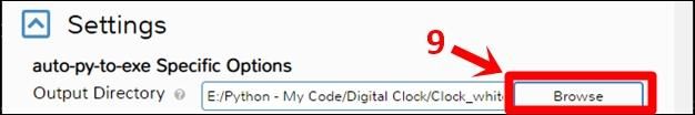 To Choose Where Your Executable Program/file (.exe) Is Made