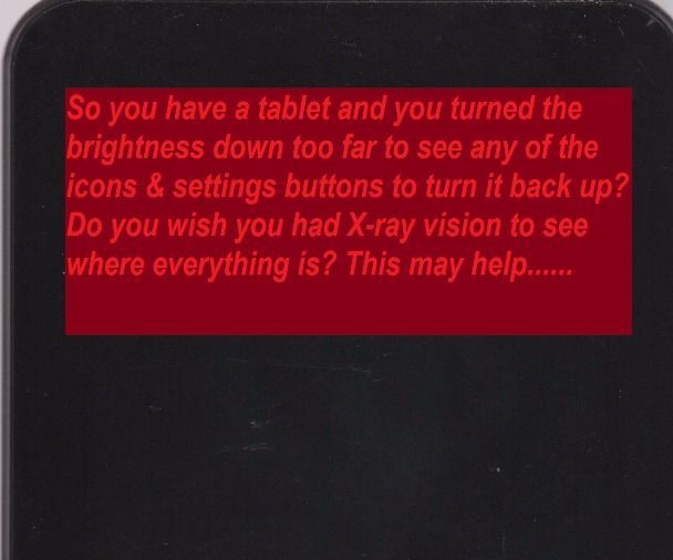 Fixing Lost Brightness on an RCA Tablet