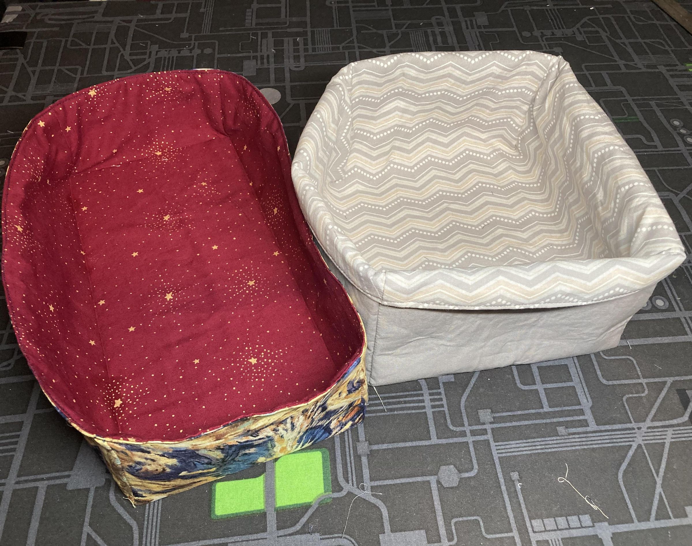 Reversible Fabric Storage Bin