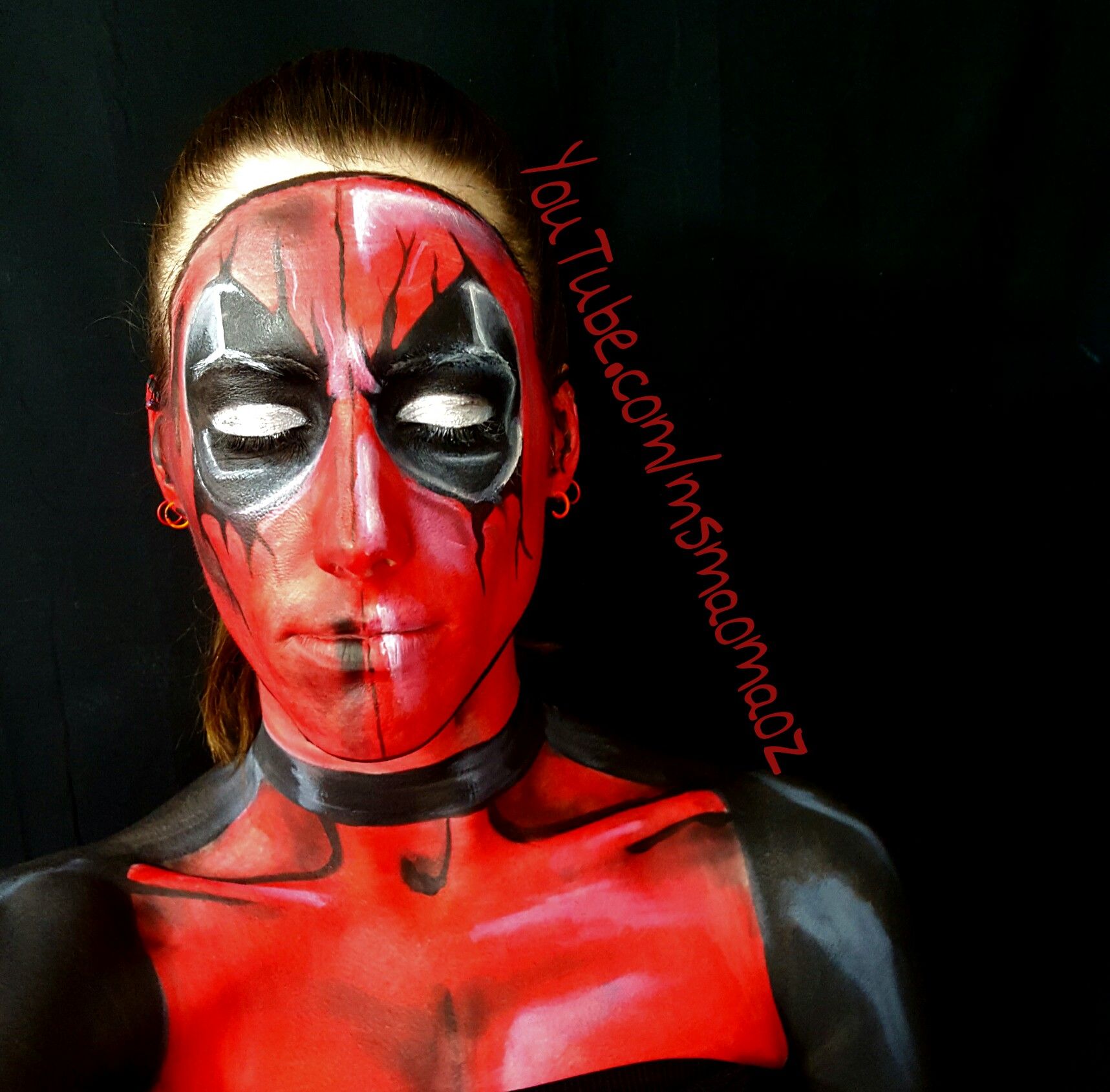 Dead Pool Makeup