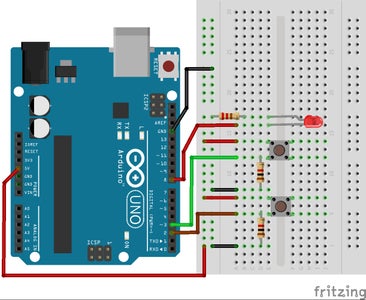 Start-Stop Button Switch With Arduino