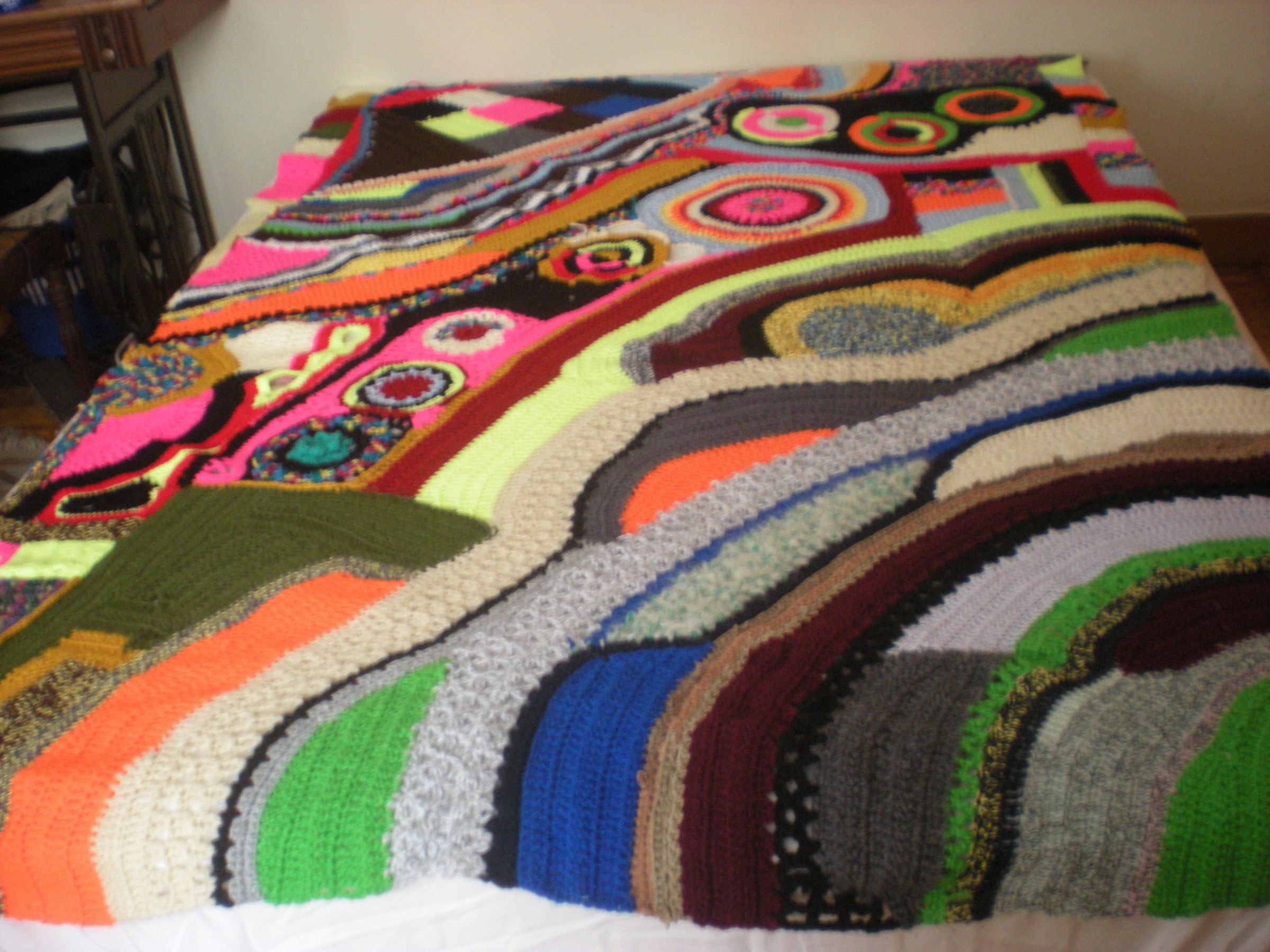 Caotic  Crochet Blanket