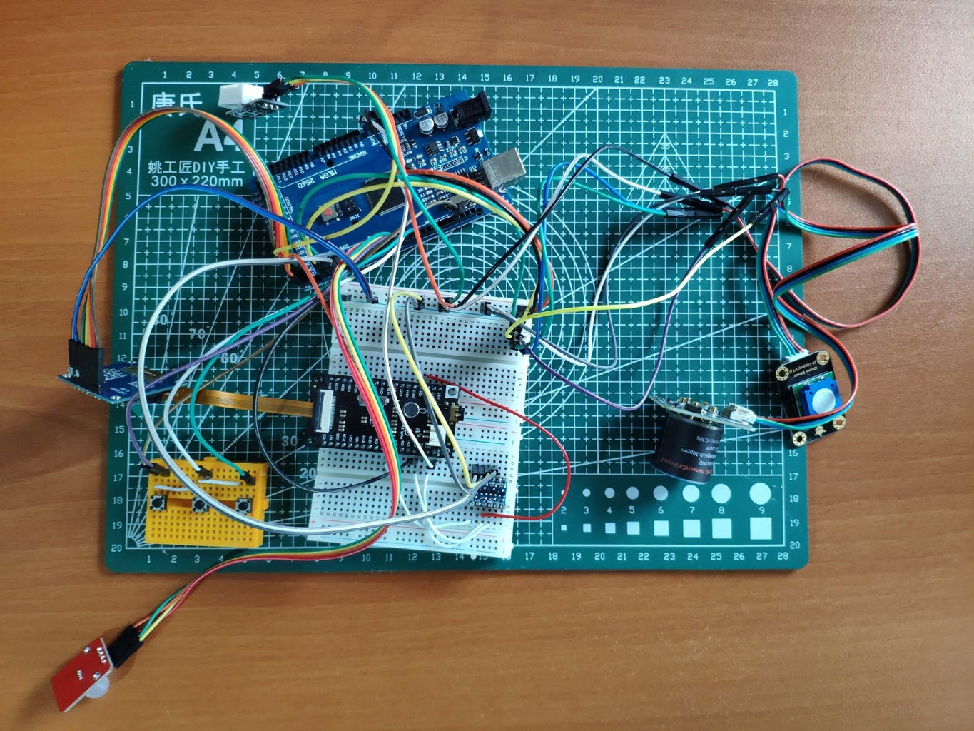 assisted Air Quality Monitor W/ IoT Surveillance : 23 Steps (with ... Circuit Diagram