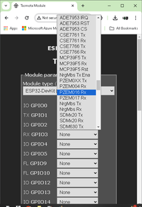 Configuration Changes in Tasmota
