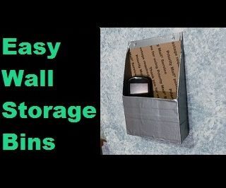 Easy Wall Storage Bins