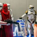 Solar powered recycled full size R2D2 fully functional