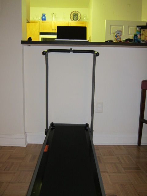Walking Desk Mod for Small Space