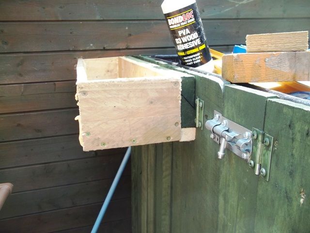 Installing a planter/window box.......... the easy way