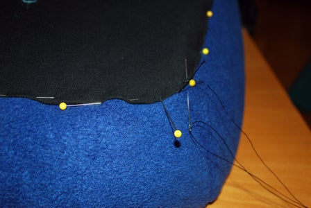 Final Pinning and Sewing the Seat Base