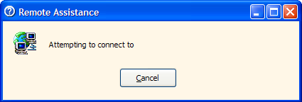 Opening Remote Assistance