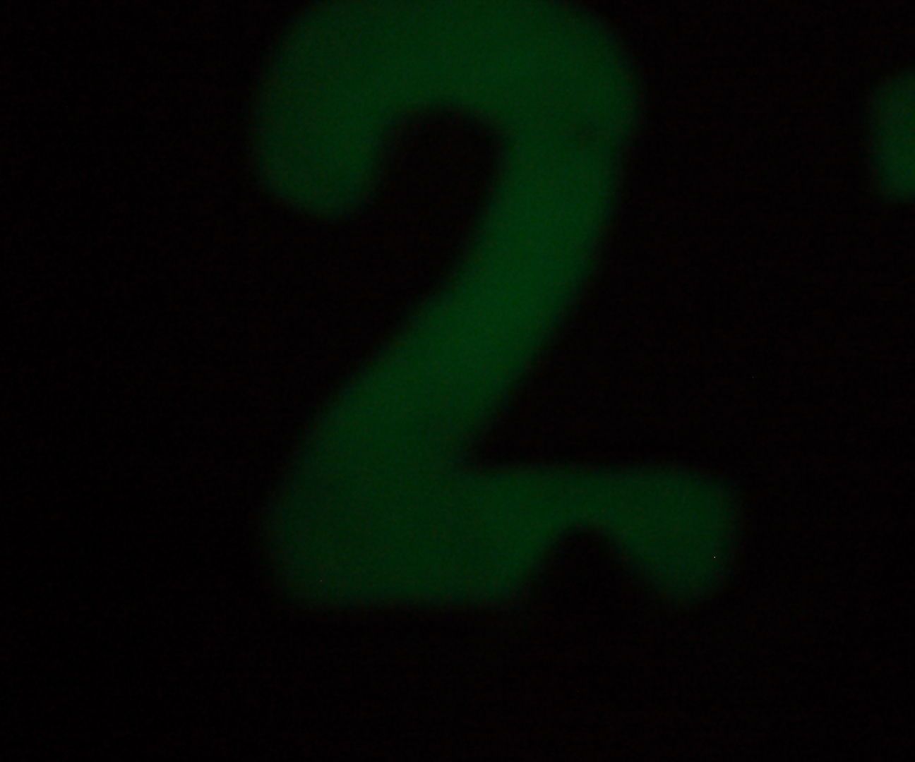Glow in the Dark Letterbox Numbers