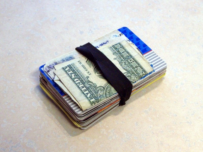 Rubber Band Wallet 4 Steps Instructables