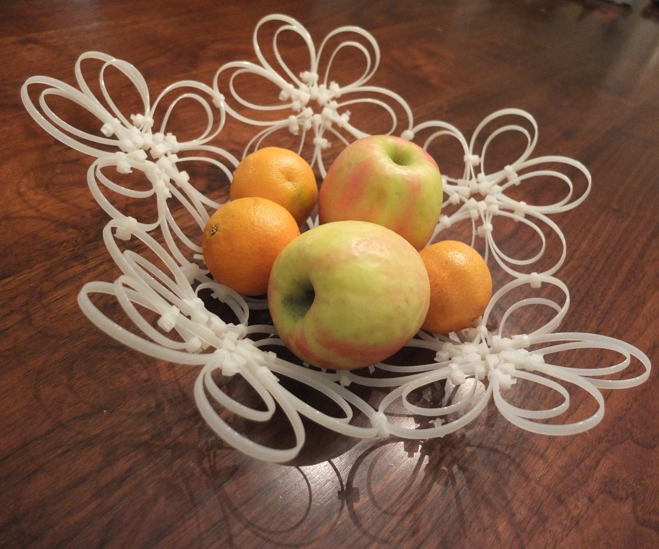 Zip Tie Fruit Bowl